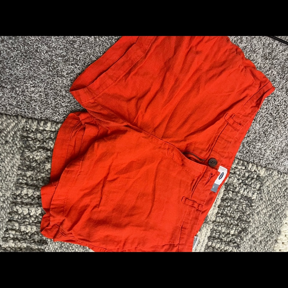 Orange Old Navy Bermuda Shorts